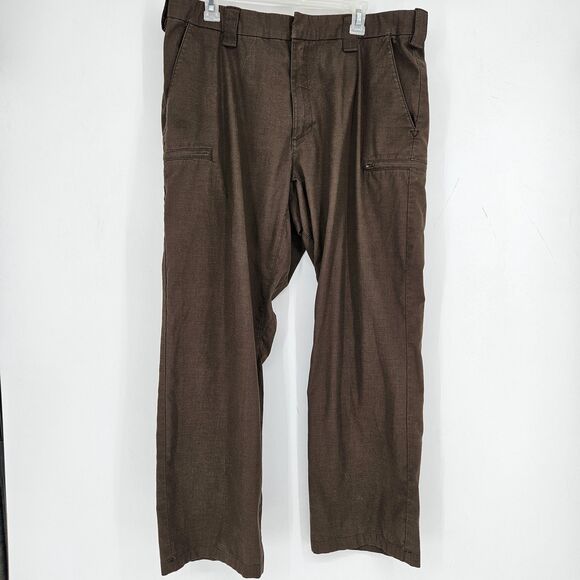 First Tactical Pants Mens 38 Brown Tactical Ripstop‎ Utility Workwear Outdoors - Picture 1 of 13